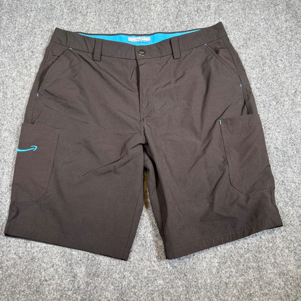 Luly Yang Amazon Men's Uniform Performance Shorts Men's 38 Black 10" Inseam